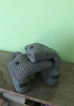 Fairly New women Grey UGG Boot SIze 11