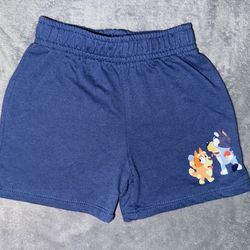 2t toddler boy bluey shorts