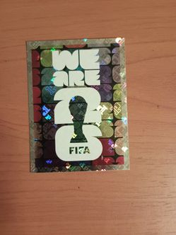 2026 Panini FIFA World Cup Sticker FWC 4 We Are FIFA 26 Hologram