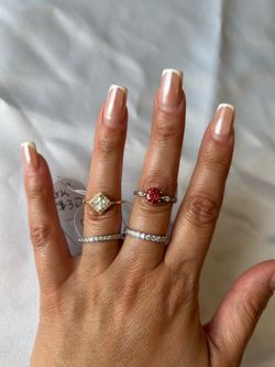 Moissanite rings