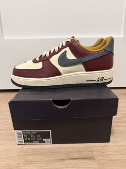 Nike Air Force 1 Low “Dark Team Red Vintage Green” Men’s Size 10 HQ3612-113