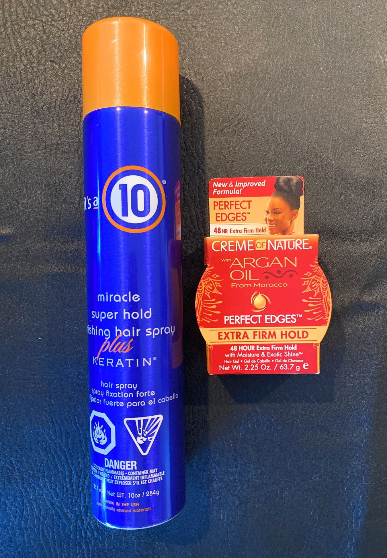 Brand New - Keratin Hair Spray + Argan Oil Hair Gel