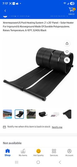 Brand new solar pool heater complete