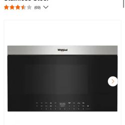 *NEW* Whirlpool Above Range AirFryer Microwave
