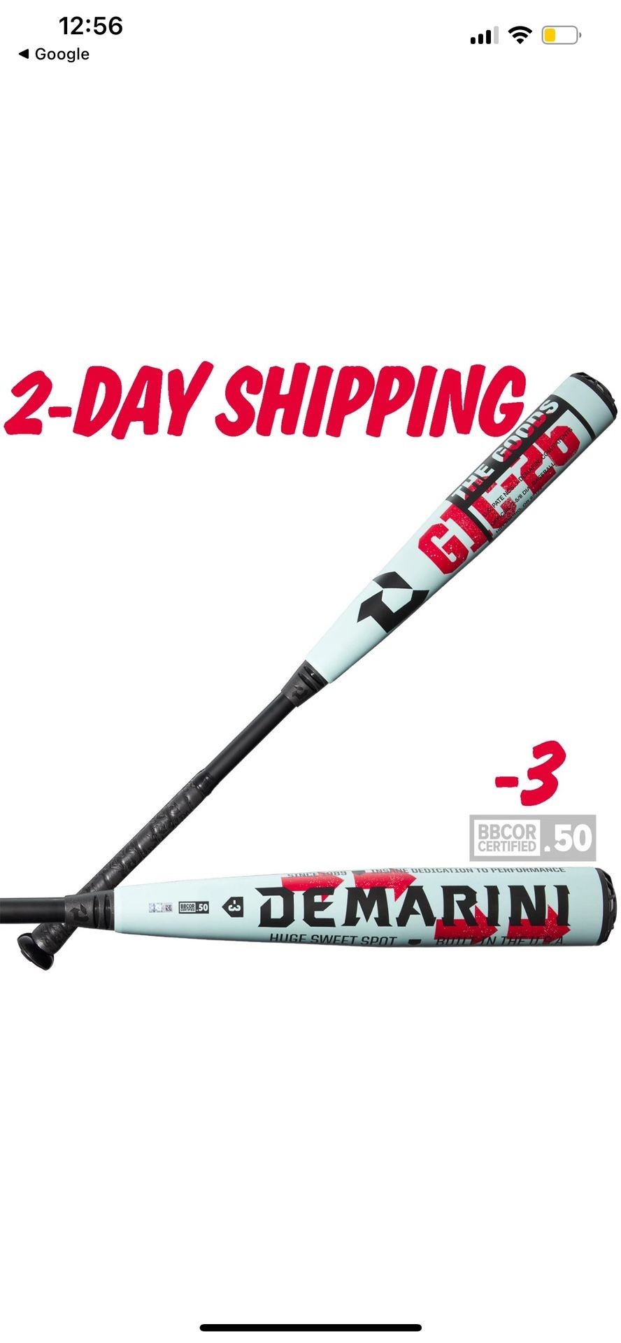 Demarini 2026 The Goods (-3) BBCOR Baseball Bat
