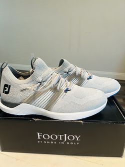 FootJoy HyperFlex Golf Shoes - Grey/Blue 51080