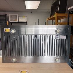 New Brano Voice Control 36" 900 CFM Convertible Insert Range Hood in Stainless Steel w/LED Light