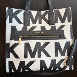 Large MK logo Michal Kors Tote Bag