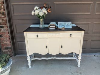Antique Farmhouse Sideboard Buffet