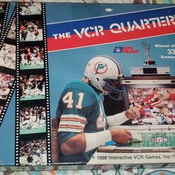 NFL Football The VCR Quarterback Game 1986 Interactive VCR Games, Inc. 
