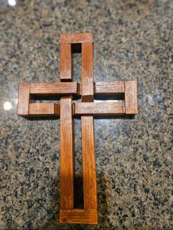 Handmade Woven Cross