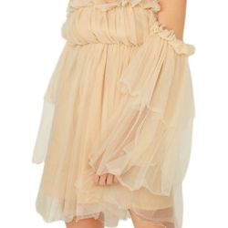 Off-White Tulle, Dress Size Xxl