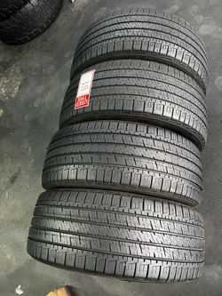 4 USED 23540R19 Goodyear Assurance All Season tires for $250 installed and balance.   23540R19 235/40/19 235/40/R19 235 40 19 235 40 R 19  Texas Extre