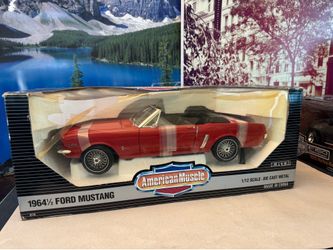 1:12 Scale 1964 1/2 Mustang Convertible Diecast Car. New Unopened. By Ertl American Muscle.