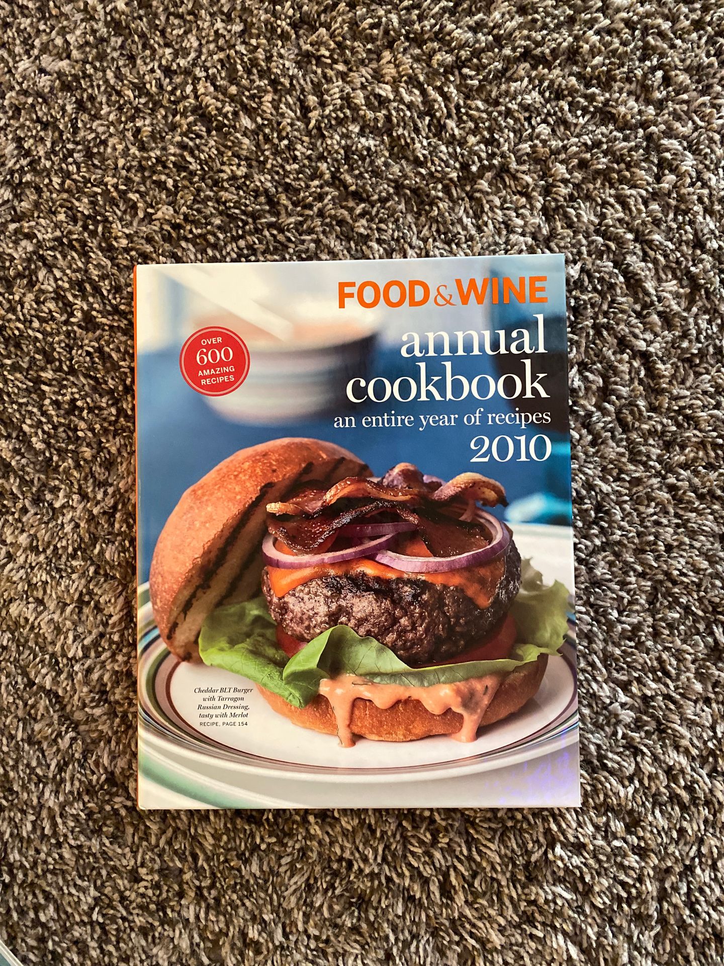 Food and wine cookbook