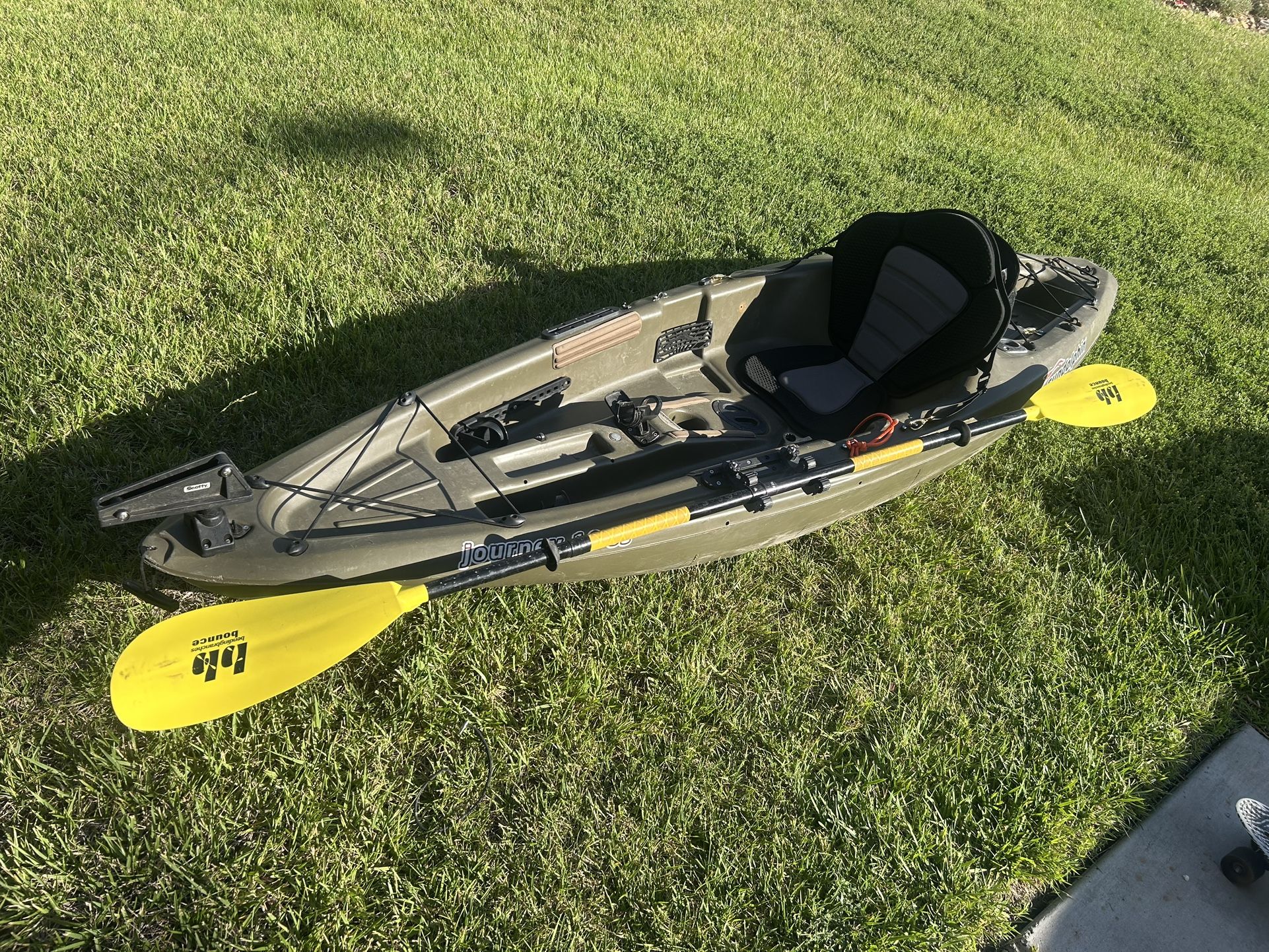 Sun dolphin fishing kayak