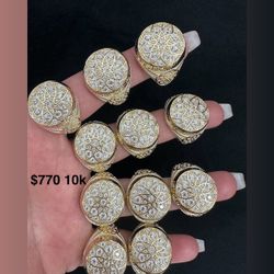 Anillos Rosetas 10k