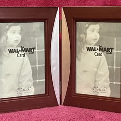 Double Photo Frame Holds 3.5” x 5” Pictures NEW in Box!