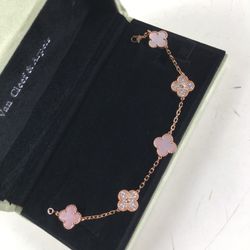 Van Cleef & Arpels pink bracelet