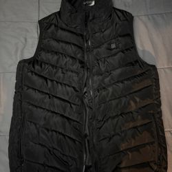 Men’s Heated Puffer Vest (Black)