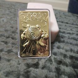 #61 Poliwhirl 1999 Nintendo 23k Gold Plated Pokemon 