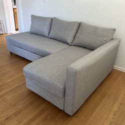 IKEA Friheten Sleeper Sofa Light Grey
