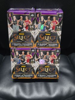 2025 Panini Select WNBA Basketball Cards Blaster Box! 4 Box Lot! New Factory Sealed!