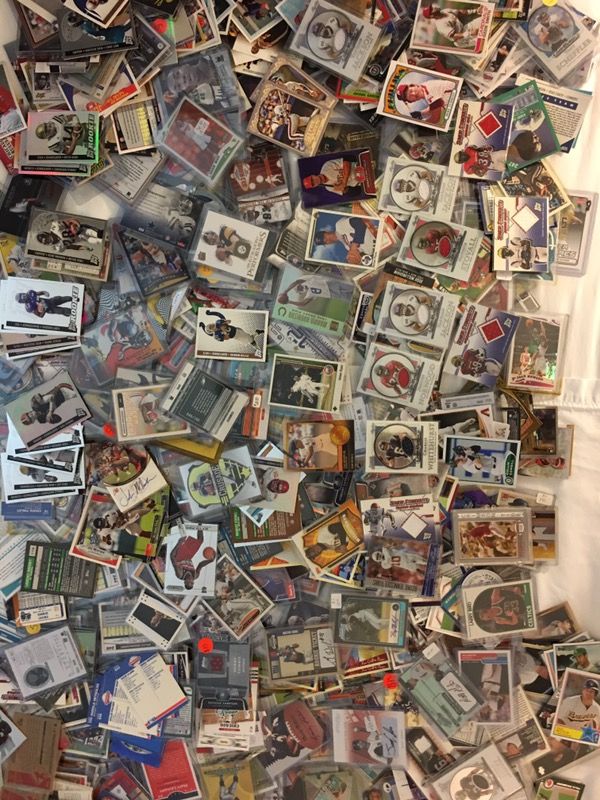 Sports card collection w/game used/autographs/rookies