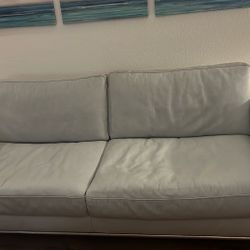 A Light Blue Couch