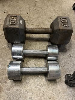 10 lb Dumbbell Set OR 40 lb Single Weight