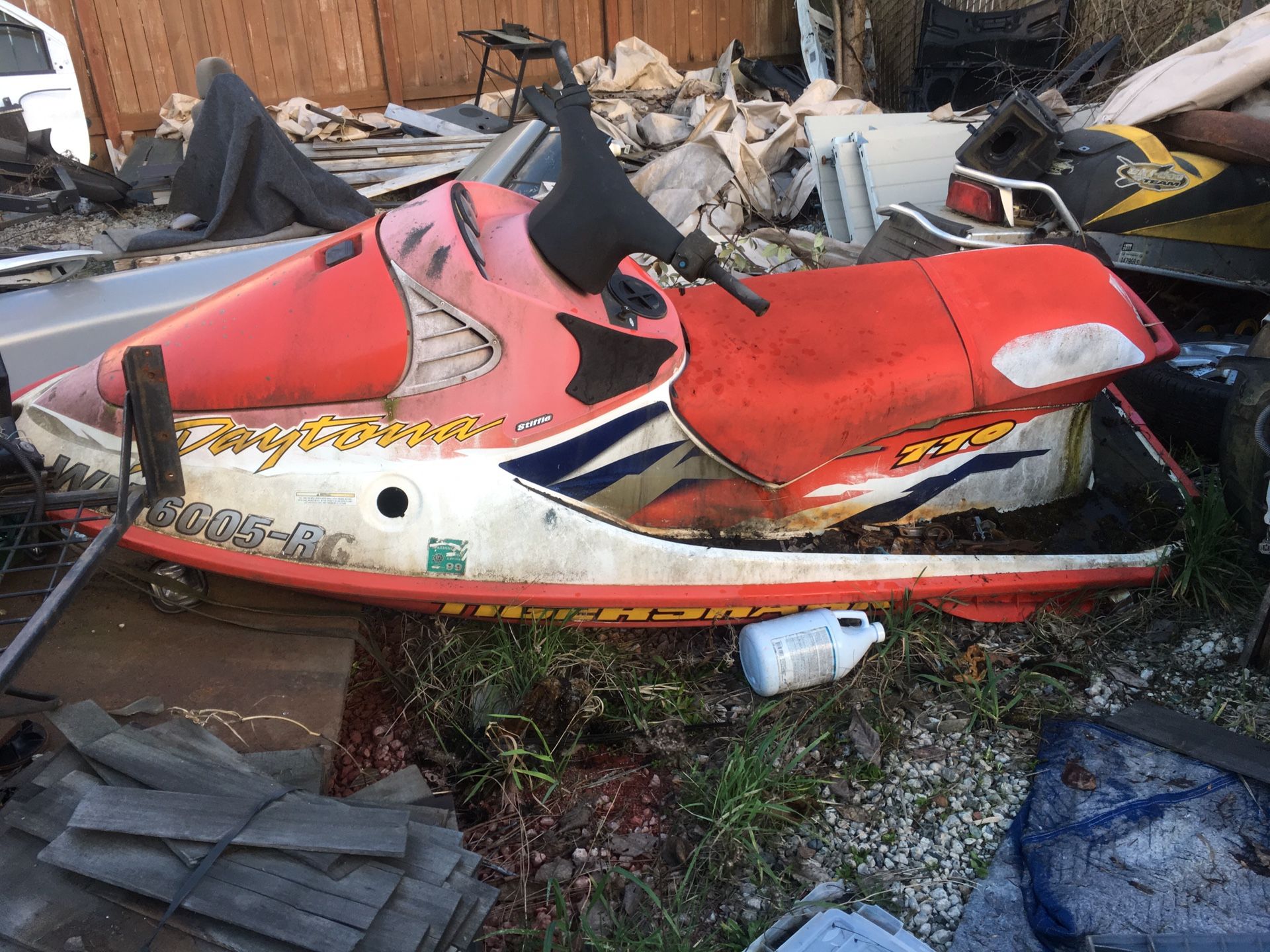 1997 jetski. Tigershark Daytona 770 jet ski