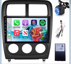 4+64G] Android 15 Stereo for Dodge Caliber 2010 2011 2012: 9 inch IPS Touchscreen Upgrade Car Radio - Wireless Carplay and Android Auto, DSP/EQ, Custo