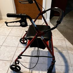 Walker with seat like new.