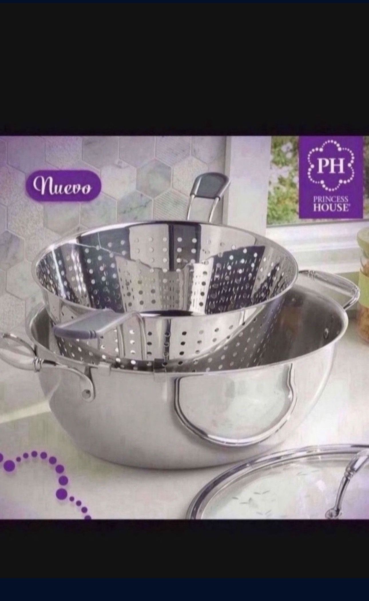 Princess House Caserola De Multiusos Nueva En Caja De 10 Qt $260