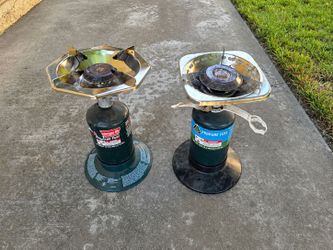 Vintage Single-Burner Propane Camping Stoves