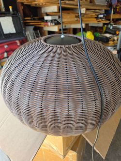 Outdoor Waterproof Pendant Rattan Lighting