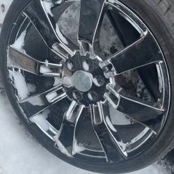 24” 6 Lug Chevy Wheels 