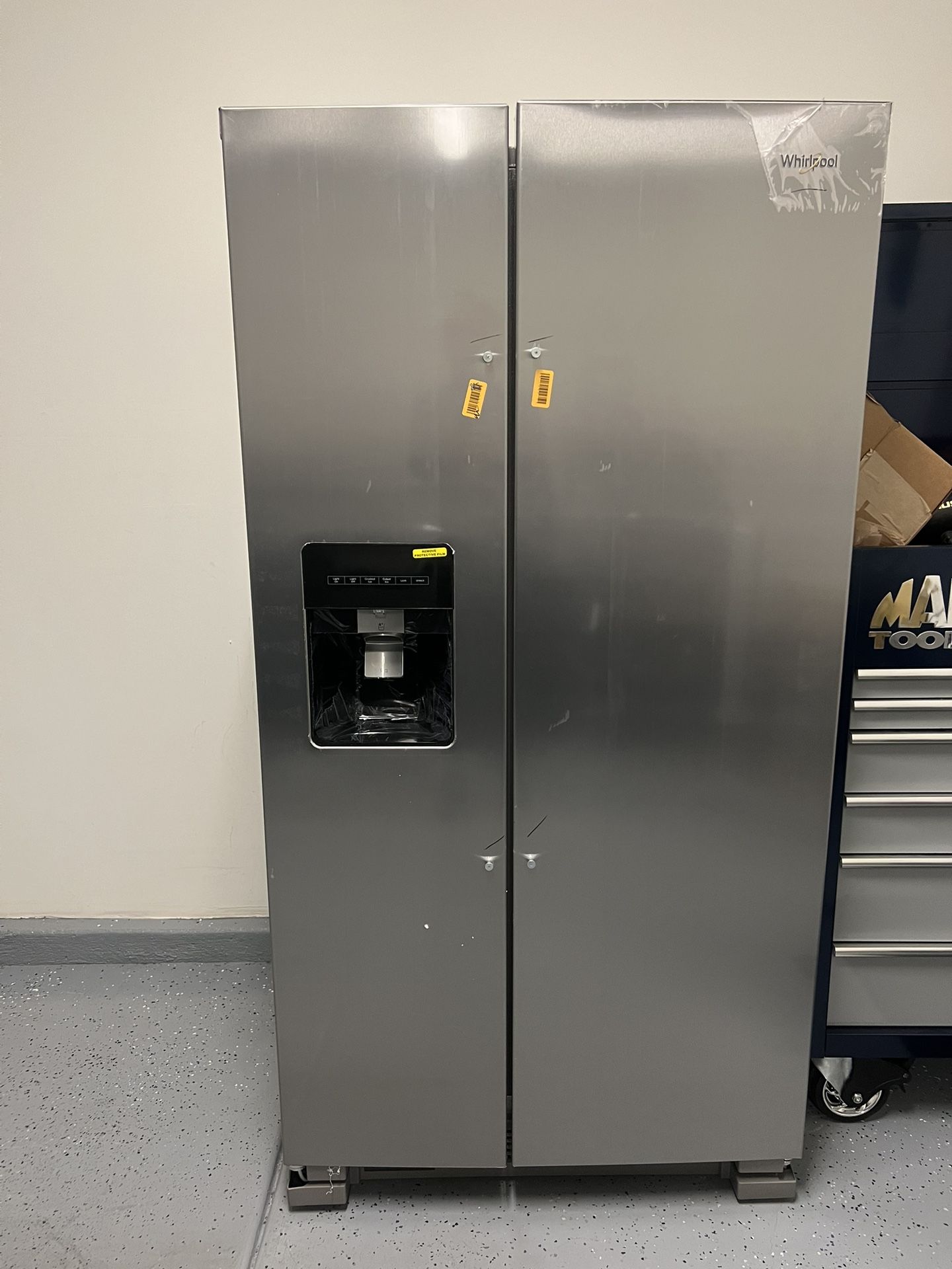 Whirlpool 36 Inch Wide Side By Side Refrigerator 