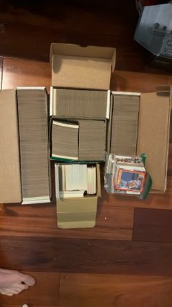 Assortment of old sports cards