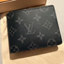 Louis Vuitton Multiple Wallet in Monogram Eclipse Canvas