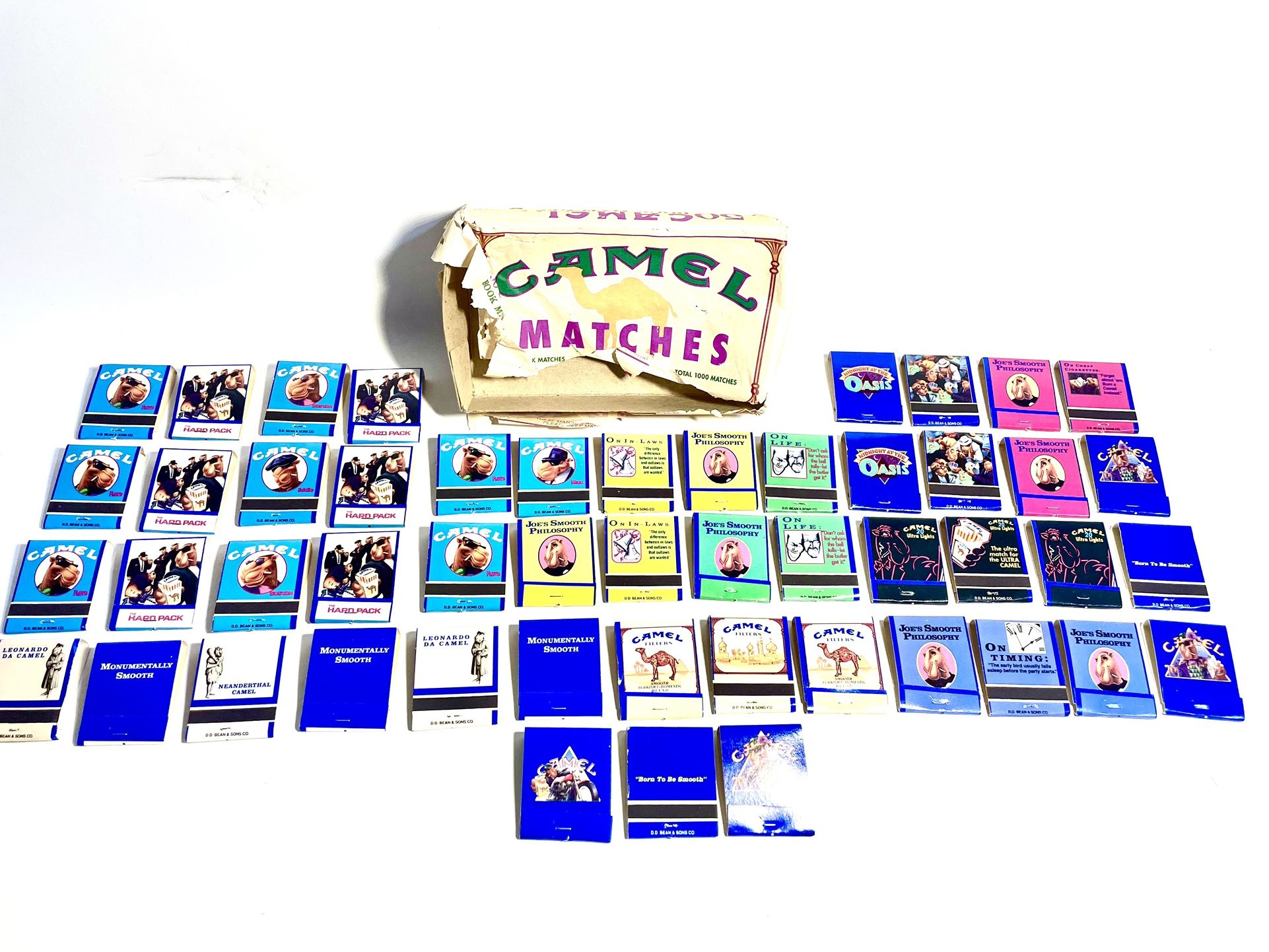 50 Piece Lot Vintage Camel Cigarettes Matches Unused Collectible Matchbooks