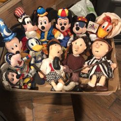 Mix Lot Of Disney Plush Toys N More 