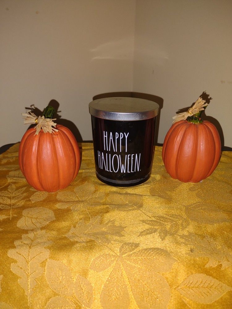 Rae Dunn Halloween candle