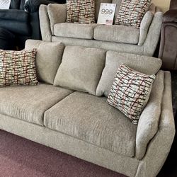 🇺🇸HUGE Blowout Furniture Sale!🇺🇸 Brand New Sofa Loveseat Livingroom Set! $50 Down Takes It Home Today!