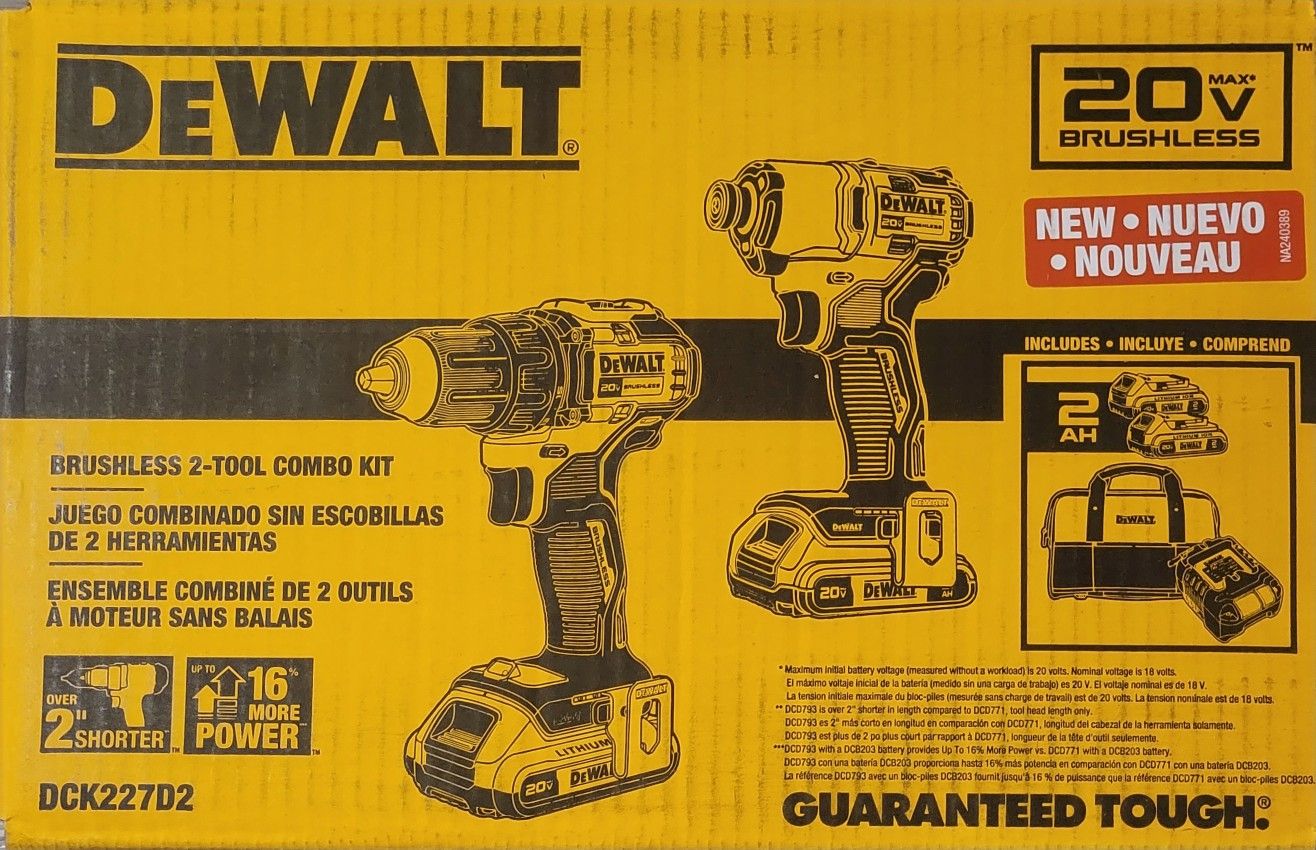 New DeWalt Drill Combo $155 OBO