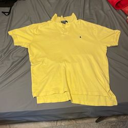 Vintage Polo Raulph Lauren Yellow Shirt