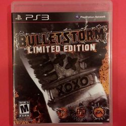 PS3 Bulletstorm Limited Edition *CIB