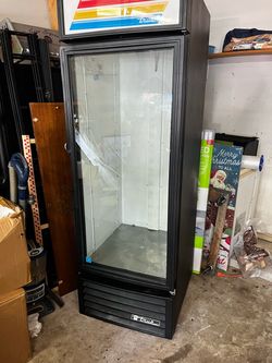 True Single Glass Door Commercial Refrigerator