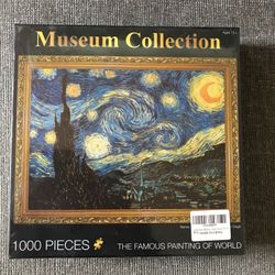 Van Gogh Starry Night 1000 Piece Jigsaw Puzzle Museum Collection New Sealed