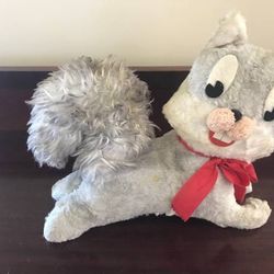 Vintage Toy 1960's Stuffed Plush Chipmunk / Squirrel
